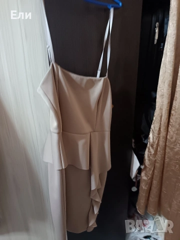 Рокля и сако в бежово, снимка 7 - Сака - 53057057