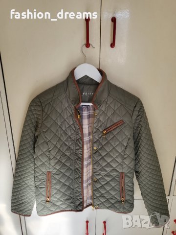 Дамско преходно зелено яке, снимка 4 - Якета - 39134505