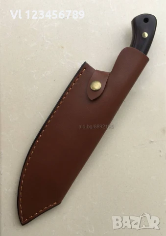 Широк японски нож с ковано острие, фултанг, 5Cr15Mov, снимка 4 - Ножове - 50815570