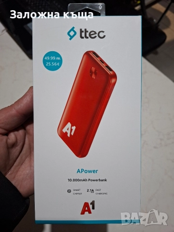 ЧИСТО НОВА ! Външна батерия / PowerBank "T-TEC" (10000mAh), снимка 2 - Външни батерии - 52817367
