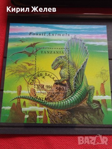 Пощенска блок марка Fossil Animals TANZANIA перфектно състояние рядка за КОЛЕКЦИЯ 37334, снимка 7 - Филателия - 40396737