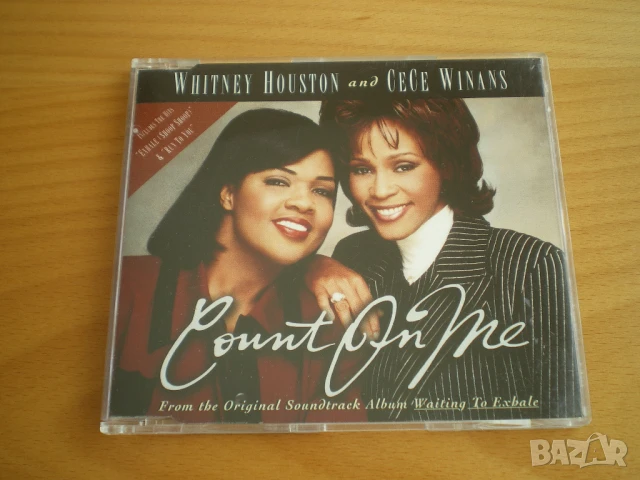 Whitney Houston & CeCe Winans ‎– Count On Me 1996 CD, Single, снимка 1