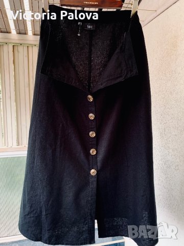 Красива нова пола лен, памук