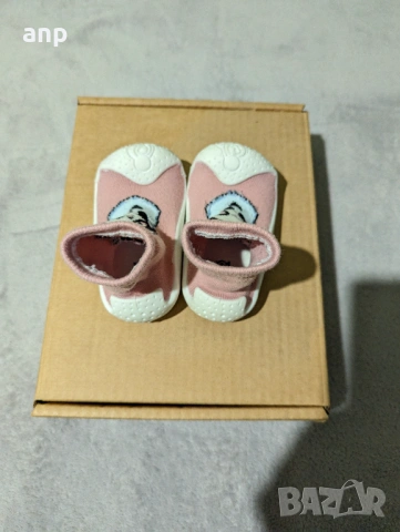 Чорапи за прохождане розови с панда | 22 номер , снимка 5 - Детски пантофи - 53851902