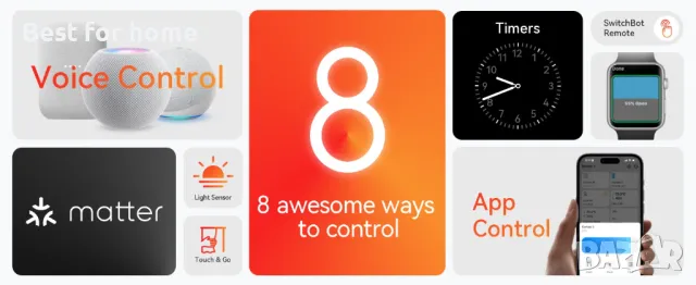 Смарт устройство за пердета и щори SwitchBot Curtain 3- корниз (U Rail), снимка 17 - Пердета и завеси - 48477364