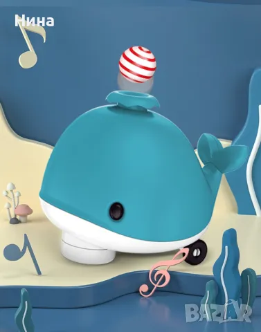 Весел кит с въздушна топка, снимка 5 - Музикални играчки - 47599774