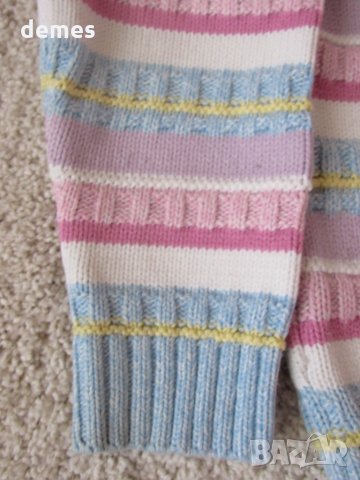 Машинно плетена жилетка за момиче с цип, размер 164, снимка 5 - Детски пуловери и жилетки - 34635980