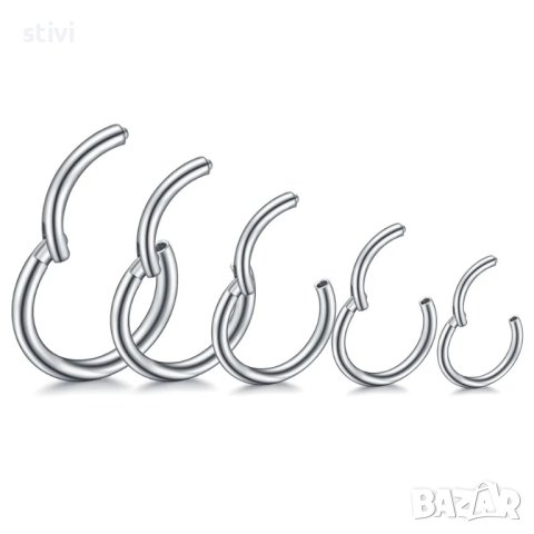 Обеца стомана - Ново., снимка 4 - Обеци - 42592555