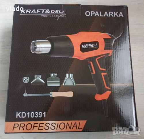 Пистолет за горещ въздух Крафт & Деле 2000W