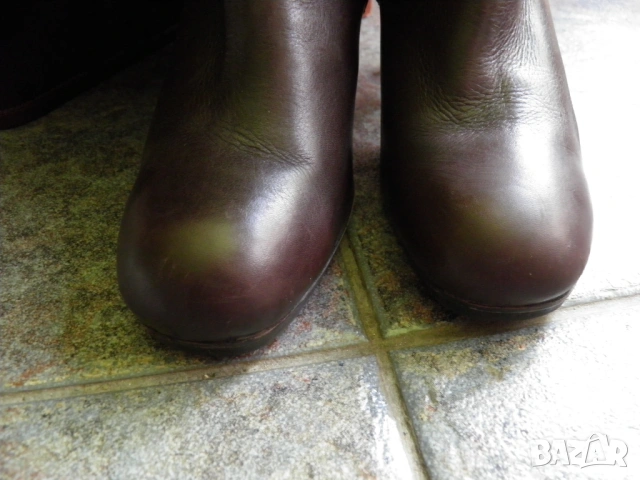 G-star оригинални дамски ботуши от естествена кожа Uk4/37, снимка 8 - Дамски ботуши - 53246327