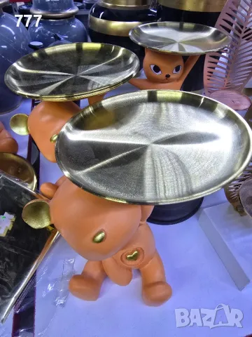 малки фигурки с подноси табли, снимка 3 - Декорация за дома - 48320592