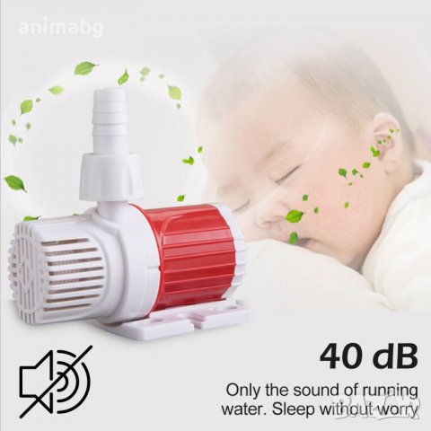 ANIMABG Тиха безчеткова водна помпа 1100L/H, 12V, снимка 10 - Друга електроника - 38679030