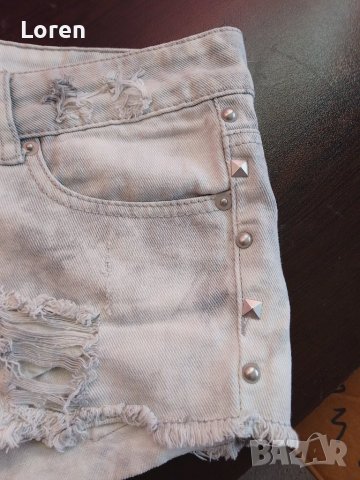 Дънки с капсички в страни, снимка 7 - Дънки - 41045866