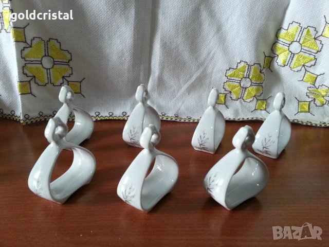 Стар български порцелан салфетници 