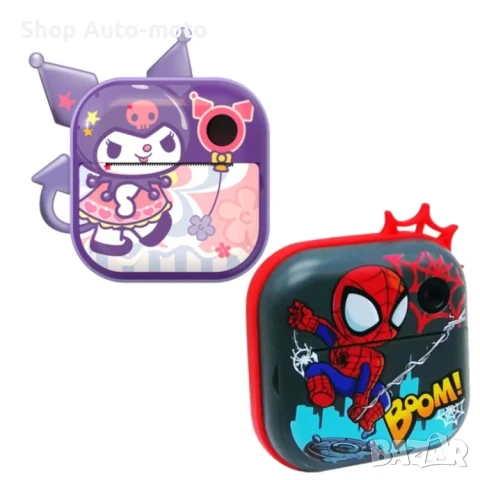 Детска камера с фотопечат, Две камери, 48 MP, 2.5K UHD, 3 игри