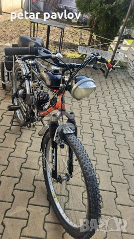 Колело с мотор + Ремарке, снимка 9 - Велосипеди - 53746641