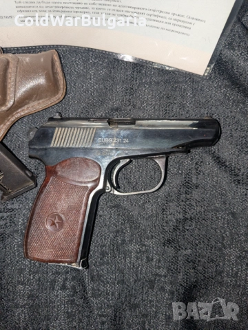 1- Деактивиран пистолет „Макаров“ (PM), снимка 2 - Антикварни и старинни предмети - 52591275