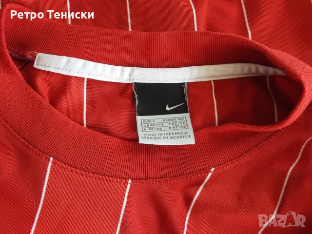Тениска Nike — Мъже размер L Червено, снимка 3 - Тениски - 56314903
