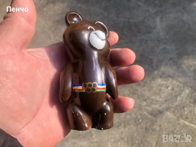 стара порцеланова фигурка "мечето МИША" - 1980г. - СССР, снимка 9 - Антикварни и старинни предмети - 48989587