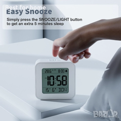  Будилник, за нощно шкафче, снимка 5 - Друга електроника - 52224044