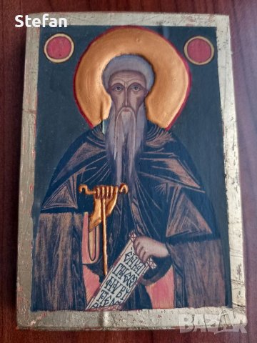 Икона на Св.Иван Рилски, снимка 2 - Икони - 41547323