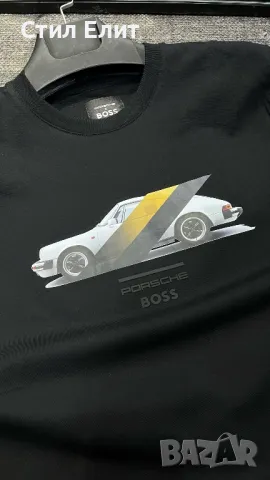 Porsche x Boss памучна тениска