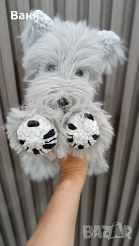 Ръчно плетено Йорки, снимка 5 - Декорация за дома - 50581173