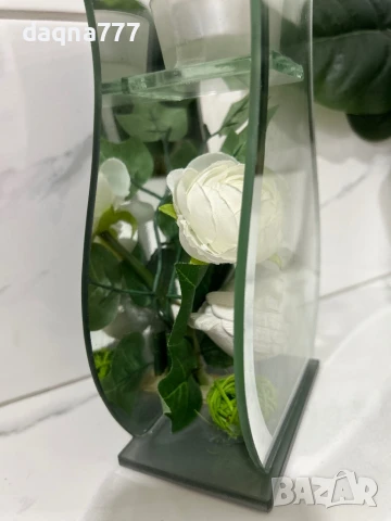 НОВО! Красив подарък: гълъб на мира, цвете, чаена свещ..., снимка 2 - Декорация за дома - 50877171