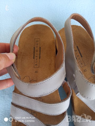 сандали 5-th avenue с коркова подметка., снимка 5 - Сандали - 41588699