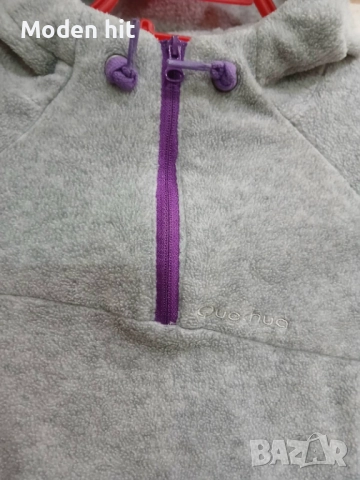 Quechua худи /сучър/ от полар размер XS, снимка 2 - Суичъри - 52952346