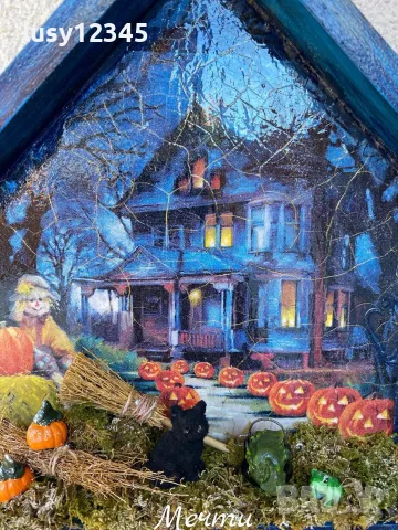 Къщичка-Хелоуин! 🎃👻🎃, снимка 2 - Декорация за дома - 56366968