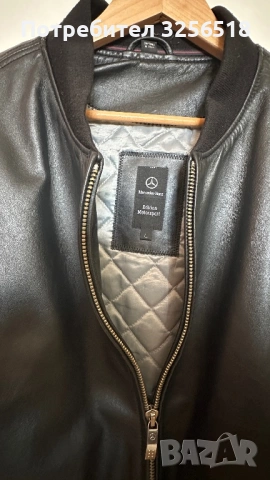 Кожен бомбър Mercedes motosport, снимка 4 - Якета - 53166929
