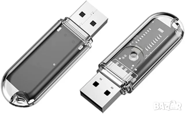 Bluetooth 5.3 USB аудио приемник, 10 м, адаптер за тонколони и усилватели, прозрачен, снимка 3 - Ресийвъри, усилватели, смесителни пултове - 56314679