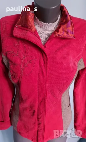 St-Martins / Червено яке с хастар и дебела вата , снимка 6 - Якета - 48931575