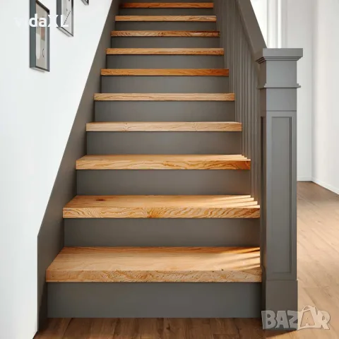vidaXL Стълбищни стъпала, 12 бр, светлокафяви, 70x25x2 см, дъб масив, снимка 2 - Изтривалки - 56146877