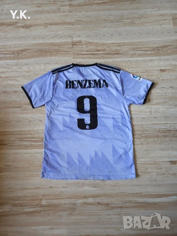 Мъжка тениска Adidas AeroReady x F.C. Real Madrid x Benzema / Season 22-23 (Away), снимка 3 - Тениски - 51337959