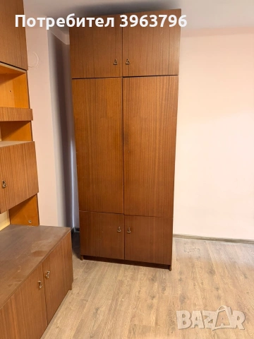 Секция с надстройка и двукрилен гардероб, снимка 2 - Секции и витрини - 53797839