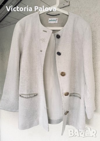 Скъпо сако PETRESSA груб лен