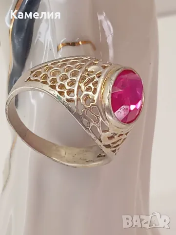 Руско сребро, снимка 5 - Пръстени - 49517291