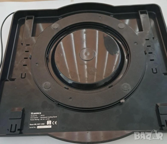 Поставка - стойка за лаптоп от 15 до 22 инча, с вентилатор, снимка 8 - Друга електроника - 53854984