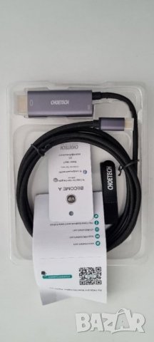 Кабел USB-C 3.1 към HDMI 4K Ultra HD + PD 60W,XCH-M180,1,8 м, снимка 3 - Друга електроника - 40130520