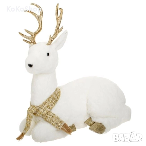 Коледен елен-45 см./Декоративен елен/, снимка 2 - Декорация за дома - 52321414
