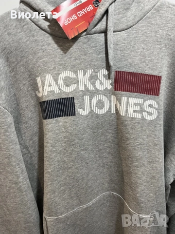 Мъжко худи Jack& Jones размер М, Л и Хл, снимка 4 - Якета - 56253805