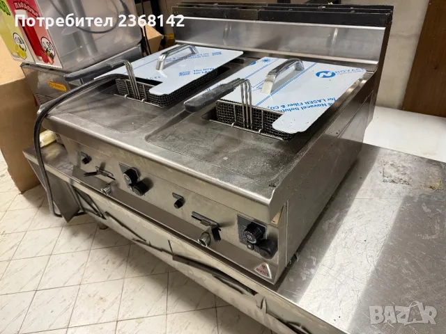 Bertos газов двоен фритюрник, снимка 1