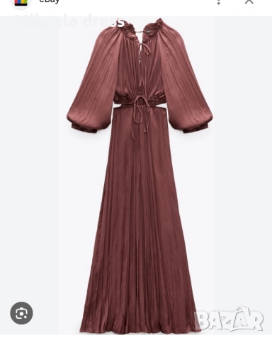 Чисто нова дълга рокля от Zara, идеална за специални поводи и ежедневието. Елегантен модел с перфект