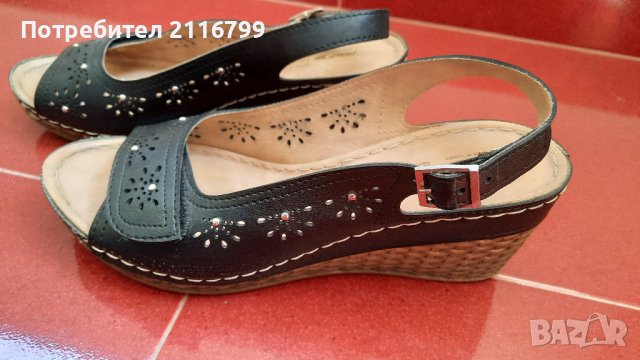 Дамски сандали естествена кожа, снимка 1