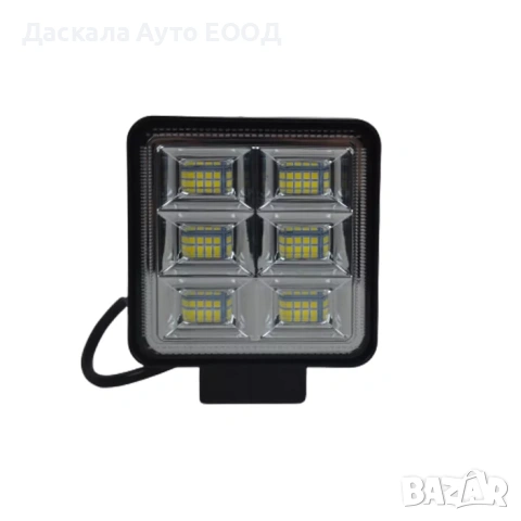 1бр. квадратни ЛЕД бар LED bar диодни прожектори лампи 64W , 10-30V