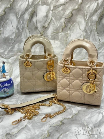 мини чанти christian dior 12х12см, снимка 3 - Чанти - 50776309