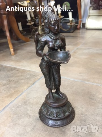 Стара бронзова статуетка №4601, снимка 1