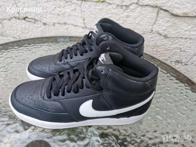 Кецове Nike Court Vision Mid, снимка 3 - Кецове - 51883543